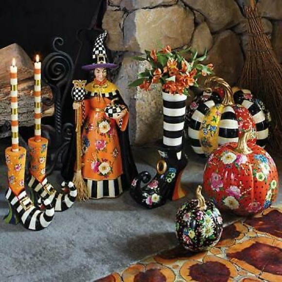 Mackenzie-Childs Flower Market Pumpkin Small - Picture 7 of 10